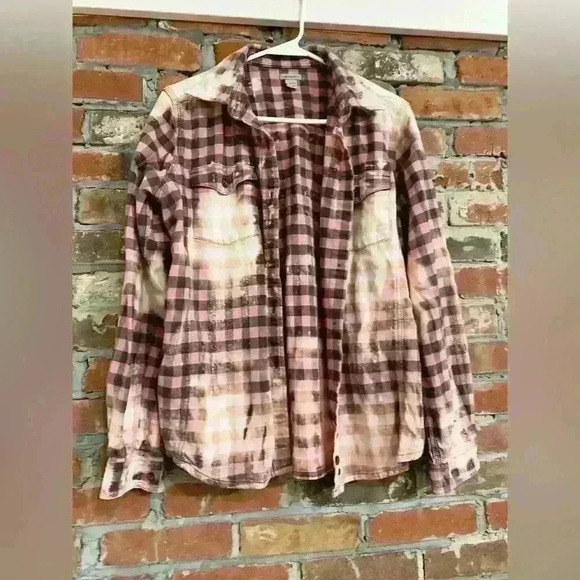 Carhartt Bleached Flannel Size 12/14 - Picture 8 of 8